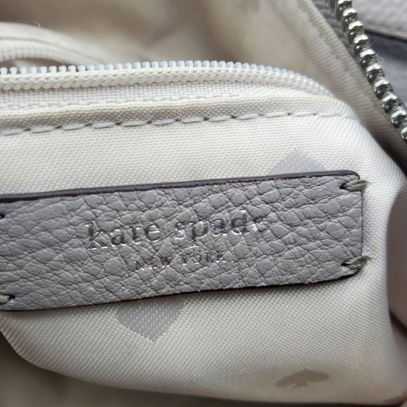 Kate Spade New York "Jackson" top zip leather crossbody bag. P62 - Picture 8 of 10